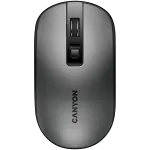CANYON MW-18, 2,4 GHz juhtmevaba laetav hiir Pixart sensoriga, 4 klahvi, vaikne l&uuml;liti parema/vasaku klahvi jaoks, DPI: 800/1200/1600, maksimaalne kasutusaeg 50 tundi &uuml;he t&auml;islaadimisega, 300