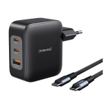 Toiteadapter Intenso W100ACC+C520C 100 W kiirlaadimine GaN must