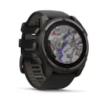 Garmin fenix 8 Solar Sapphire nutikell 51 mm, 1,4" AMOLED 280 x 280 puuteekraan, GPS, Wi-Fi, titaan, must silikoonrihm