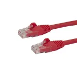 StarTech.com N6PATC10MRD Cat6 UTP v&otilde;rgukaabel, 10 m, t&otilde;mbluulikaitsega RJ45 ilma konksuta, PoE, 24 AWG vask, ETL-kontrollitud, punane