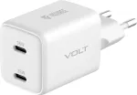 Seinakinnitusega USB-C laadija YENKEE G35D 2x18W Power Delivery 3.0 3A