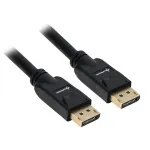 DisplayPort-kaabel Sharkoon 1.3, 4K, 1 m, must