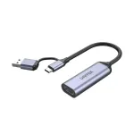 Video kaabliadapter UNITEK V1167A USB Type-A/USB USB-C HDMI must