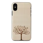 Nutitelefoni &uuml;mbris man and wood iPhone X/XS, &otilde;unapuu puit, must