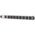 Intellinet 19-tolline rackmonteeritav 16-pordiline USB-A toitejaotusseade (CEE 7/7), &uuml;lekoormuskaitsega toitel&uuml;liti, max 2,1 A mooduli kohta, 2 m toitejuhe (Euro 2-kontaktiline pistik)