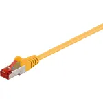 Wentronic Goobay CAT 6 paigakaabel, S/FTP (PiMF), kollane, 20 m - LSZH halogeenivaba, vask (68307)