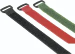Hama 00221006 kaabliside Takjakinnitusega kaabliside Nailon Must, Roheline, Punane 9 tk