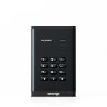 iStorage diskAshur3 IS-DA3-256-2000-B kr&uuml;pteeritud kaasaskantav HDD 2 TB, 2,5 tolli, USB 3.2 Gen 1, USB-C + USB-A, AES-XTS 256-bitine, TAA-n&otilde;uetele vastav, must