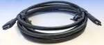 USB-C&ndash;USB-C kaabel Elotouch E969524 0,6 m must &ndash; USB-andmekaabel
