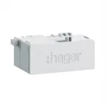 V&otilde;rgukaabel Hager Tehalit HTV Buchse ZZ45WAN2PP RJ45 Patch 180&deg; CAT6A valge