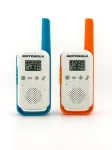 Motorola Talkabout T42 - raadiosaatja, 2 tk pakendis (oranž-sinine)