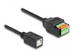 DeLOCK USB 2.0 kaabel Type-B-pesa klemmiploki adapteriga 15 cm