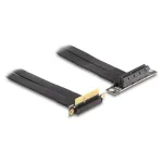Delock Riser-kaart PCI Express x4 pistik 90-kraadise nurgaga x4 pesale 90-kraadise nurgaga, 60 cm kaabel
