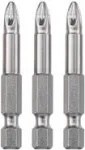Kruvikeeraja otsak KWB 121153 3 tk Pozidriv PZ 3 50 mm