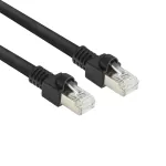 ACT must 0,5 meetrit S/FTP CAT7 PUR painduv paigakaabel RJ45 pistikutega (&uuml;hildub CAT6A-ga)
