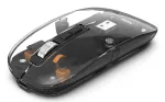 Hama WM-600 mitme seadme hiir, juhtmevaba RF + Bluetooth, lame, 6 nuppu, l&auml;bipaistev