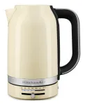 KitchenAid 5KEK1701EAC elektriline veekeetja 1.7 L 2400 W Must, Kreem, Roostevaba teras