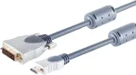 HDMI-DVI-D-adapter ShiverPeaks 77480-MHQ, 1,0 m kaabel, kullatud kontaktidega