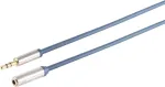 3,5 mm helikaabel ShiverPeaks 30805-1.5-MHQ-&otilde;huke kroommetallist &otilde;huke 1,5 m