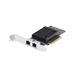 StarTech.com 2-pordiline PCIe 10Gb Ethernet-v&otilde;rgukaart, 10GbE v&otilde;rguliideskaart, Broadcom BCM57416 kiibistik, kahe RJ45 10GBase-T/Gigabiti pordiga, NIC-kaart, TAA