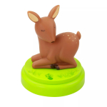 ANSMANN beebi-&ouml;&ouml;lamp 1800-0059 &mdash; LED, kollane valgus, patarei AA &times;3, 119&times;119&times;137 mm, pruun/roheline