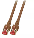 V&otilde;rgukaabel EFB Elektronik K5517.0,25 RJ-45 Cat6 0,25 m Pruun