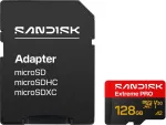 SanDisk microSDXC Extreme PRO 128 GB UHS-I V30 A2 kuni 250 MB/s lugemine
