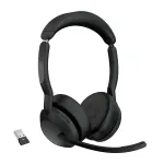 Jabra Evolve2 55 - Link380a MS Stereo, juhtmevaba, kontor/k&otilde;nekeskus, 20 - 20000 Hz, 130 g, k&otilde;rvaklapid, must