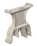 Weidm&uuml;ller Terminal Block Marker ZB 9,5mm Grey 20-Pack Unprinted