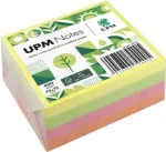 UPM Notes Brilliant Mix kleebised 400 lehte kollane roosa roheline 76x76mm 3 pakki