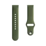 Evelatus Watch 20mm Silicone Loop Watch Strap (130mm M/L) Dark Green