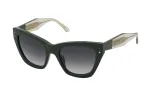 NINA RICCI Naiste Kassiprilli P&auml;ikeseprillid SNR3235406WT Valge Kilpkonn Hall Gradient 54mm