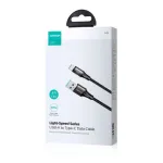 Joyroom Light-Speed Series USB-A to USB-C kaabel, 100W, 1,2m, must (S-A25)