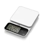 Elektrooniline k&ouml;&ouml;gikaal ETA POPI Valge &mdash; max 5 kg, t&auml;psus 1 g, LCD-ekraan, AAA patareid