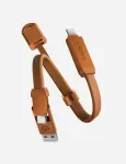 ENERGEA Sheath Key 2-in-1 USB-C to USB-C/USB-A kaabel 15cm Oranž