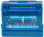VCX BLK 411 4-pooluseline 11-klemmiline jaotusklemm 100A 1000V hall