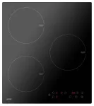 Induktsioonpliit MPM MPM-45-IM-14, sisseehitatav, 3 tsooni (180 mm), klaaskeraamiline plaat, 6000 W, puutetundlik juhtimine