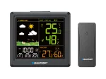 Ilmajaam BLAUPUNKT WS25BK &mdash; sise- ja v&auml;listemperatuuri ning -niiskuse monitor, must, 1 andur, LCD-ekraan