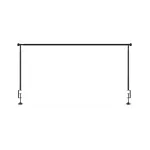 NewGarden Garland Lift Solar LED valguskeed, 10 kuuli, 2,5 m, must