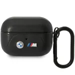 BMW AirPods Pro nahk&uuml;mbris k&otilde;verjoone disainiga - must