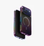 UNIQ Iridescia Magclick laadimiskorpus iPhone 17 Pro jaoks - Midnight Quartz