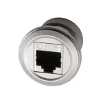 EXSYS EX-49196 metallist RJ45 paneelpaigaldusadapter, pesa-pesa