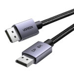 Ugreen DP120 DisplayPort 1.4 kaabel, 8K 60 Hz, 32.4 Gbps, 3 m, must