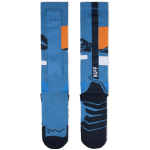 Buff Merino HW Over The Calf Sokid HWO1, Royal Blue, L