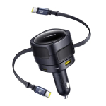 Car Charger Baseus Enjoyment Max 90W koos USB-C ja USB-A portidega