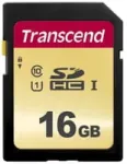 Transcend 16 GB SDHC UHS-I 500S v&auml;lkm&auml;lu