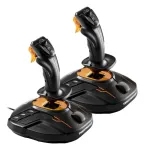 Thrustmaster T.16000M FCS SPACE SIM DUO Must, Oranž USB Juhtkang Analoog/Digitaalne PC
