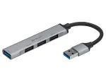 Tracer H41 USB 3.0 jaotur, 4 porti, alumiiniumkorpus