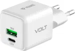USB C/A v&otilde;rgulaadur YENKEE YAC G38 20W 3A Power Delivery (USB‑C ja USB‑A)
