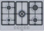 Bosch Serie 4 PGQ7B5K90 pliit Roostevaba teras Sisseehitatav 75 cm Gaas 5 tsooni